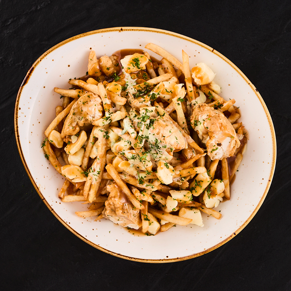 Poutine tendres de poulet